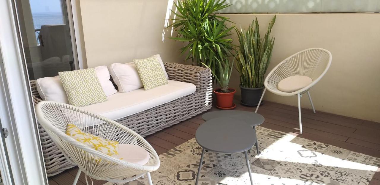Apartamento Ático Loft en frente al mar terraza vista espectacular Alicante Exterior foto